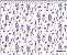 Tecido Tricoline Digital Lavanda e Laços 50x150cm Fernando Maluhy - Imagem 1
