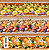 Tecido Tricoline Barrado Digital Coleção Home Decor, Semaninha com 10 Faixas, Fernando Maluhy, 55 x 150 cm - Imagem 4