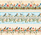 Tecido Tricoline Digital Barrado Pássaros 55x150 cm, Fernando Maluhy, Estampa com passarinhos e flores - Imagem 3