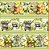 Tecido Tricoline Digital Barrado Limão Fernando Maluhy 55x150 cm Pano de Prato Mesa Posta Artesanato - Imagem 3