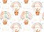 Tecido Tricoline Digital Estampado Coleção Heaven, Ursos com Balão, 100% Algodão, Fernando Maluhy, 50x150cm - Imagem 4