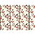 Tecido Tricoline Digital Coleção Gorjeio Pássaros com Flores no Tronco 50x150cm Fernando Maluhy 100% Algodão - Imagem 3
