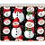 Tecido Tricoline Digital Natal Coleção Cozy Bonecos de Neve 100% Algodão 50x150cm Fernando Maluhy com Fundo Escuro - Imagem 5