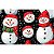 Tecido Tricoline Digital Natal Coleção Cozy Bonecos de Neve 100% Algodão 50x150cm Fernando Maluhy com Fundo Escuro - Imagem 7