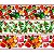 Tecido Tricoline Digital Barrado de Natal 100% Algodão 55x150cm Fernando Maluhy, Sinos, Guirlandas, Presentes, Árvores, - Imagem 2