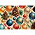 Tecido Tricoline Digital Coleção Natal Balls and Pines, 50x150cm, 100% Algodão, Fernando Maluhy, Bolas de Natal e Pinhas - Imagem 1