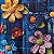 Tecido Tricoline Dgital com Estampa de Flores Xadrez 50x150 cm, Fernando Maluhy - Imagem 2