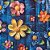 Tecido Tricoline Dgital com Estampa de Flores Xadrez 50x150 cm, Fernando Maluhy - Imagem 6