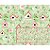 Tecido Tricoline Digital Coleção Giardino Casinha e Passarinho Fundo Verde 50x150 cm, Fernando Maluhy - Imagem 3