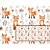 Tecido Tricoline Digital Coleção Boho Woodland Raposa 50x150 cm, Fernando Maluhy - Imagem 1