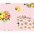 Tecido Tricoline Digital Fernando Maluhy Coleção Pink Lemonade Limão e flores fundo xadrez 50 x 150 cm - Imagem 1