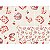 Tecido Tricoline Digital Fernando Maluhy Coleção Cherry Kitties Maquiagem 50x150 cm, 100% Algodão - Imagem 1