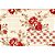 Tecido Tricoline Digital Fernando Maluhy Coleção Vintage Red Rosas Grandes, 50x150 cm, 100% Algodão - Imagem 3