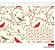 Tecido Tricoline Digital Fernando Maluhy Coleção Vintage Red Passarinhos 50x150 cm, 100% Algodão - Imagem 6