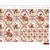 Tecido Tricoline Digital Fernando Maluhy Coleção Vintage Red Arabesco, 50x150 cm, 100% Algodão - Imagem 2