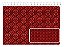 Tecido Tricoline Digital Fernando Maluhy Coleção Vintage Red Textura 50x150 cm - Imagem 4
