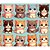 Tecido Tricoline Digital Fernando Maluhy Coleção Cats Gatos Alinhados 50 x 150 cm - Imagem 2