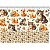 Tecido Tricoline digital Fernando Maluhy Coleção Cats Gatos e brinquedos 50 x 150 cm - Imagem 1