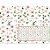 Fernando Maluhy Tecido Tricoline Digital, Coleção Giardino Floral Pequeno, Branco com Flores Rosa, 50 x 150 cm - Imagem 3
