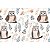 Tecido Tricoline Digital Fernando Maluhy coleção Boho Woodland Coruja 50 x 150 cm - Imagem 3