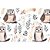 Tecido Tricoline Digital Fernando Maluhy coleção Boho Woodland Coruja 50 x 150 cm - Imagem 4