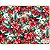 Tecido Tricoline Digital Natal Fernando Maluhy Bico de Papagaio e Pinhas 50 x 150 cm, 100% Algodão - Imagem 3