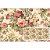 Tecido Tricoline Digital Fernando Maluhy Coleção Vintage Floral Flores Médias com Fundo Bege 50 x 150 cm - Imagem 2