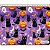 Tecido Tricoline Digital Fernando Maluhy Coleção Halloween Abóboras e Gatos Fundo Roxo 50x150 cm - Imagem 2