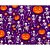 Tecido Tricoline Digital Fernando Maluhy Coleção Halloween Esqueletos e Abóboras 50x150 cm - Imagem 3