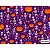 Tecido Tricoline Digital Fernando Maluhy Coleção Halloween Esqueletos e Abóboras 50x150 cm - Imagem 4