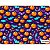 Tecido Tricoline Digital Fernando Maluhy Coleção Halloween Abóboras e Morcego Fundo Roxo 50x150 cm, 100% Algodão - Imagem 4
