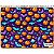 Tecido Tricoline Digital Fernando Maluhy Coleção Halloween Abóboras e Morcego Fundo Roxo 50x150 cm, 100% Algodão - Imagem 2