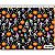 Tecido Tricoline Digital Fernando Maluhy Coleção Halloween Esqueleto e Abóbora Infantil 50 x 150 cm - Imagem 2