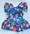Conjunto Infantil Azul estampado Menina - Imagem 3