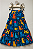Vestido Infantil Menina Gatinho Azul - Imagem 1