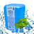 BAG REFIL ENXAGUANTE BUCAL MENTA ICE COM ALCOOL  1,240ML - Imagem 1