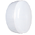 DISPENSER PAPELEIRA PARA PEPEL HIGIÊNICO ROLÃO REDONDO BRANCO/TRANSPARENTE - Imagem 1