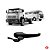 MAÇANETA EXT CAM VOLKS/KOMBI PTA LE/LD PRETO ORI - Imagem 1