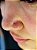 Piercing Nostril Ponto de Luz Labret Titânio Cravejado Filete PVD Zircônia - Imagem 4