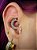 Piercing de Titânio Argola Dupla Cravejada com Zircônias – Septo e Daith - Imagem 2