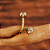 Piercing Microbell Curvo Zircônias Titânio - Imagem 4