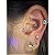 Piercing Trinity Titânio Hipoalergênico 3 Zircônias Labret Rosca Interna Trágus Hélix Conch Flat - Imagem 8
