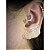 Piercing Trinity Titânio Hipoalergênico 3 Zircônias Labret Rosca Interna Trágus Hélix Conch Flat - Imagem 9
