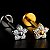Piercing Mini Flor Titânio Zircônia Cravejada Labret Rosca Interna Trágus Hélix Conch Flat Lóbulo - Imagem 1