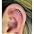 Piercing Labret Mini Zircônias Orelha Trágus Hélix Conch Flat Lóbulo - Imagem 3