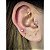 Piercing Ponto de Luz Labret Trágus Hélix Zircônia Aço Cirúrgico Scapha Flat Lóbulo Conch Orelha - Imagem 7