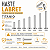 Haste Piercing Labret Titânio Push Pin - Imagem 1