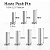 Haste Piercing Labret Titânio Push Pin - Imagem 3