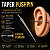 Kit Piercing Ponto de Luz 3mm + Taper Passa Piercing Reto Curvado Ideal para Perfuração Aço Cirúrgico Hélix Lóbulo - Imagem 3