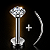 Kit Piercing Ponto de Luz 3mm + Taper Passa Piercing Reto Curvado Ideal para Perfuração Aço Cirúrgico Hélix Lóbulo - Imagem 7
